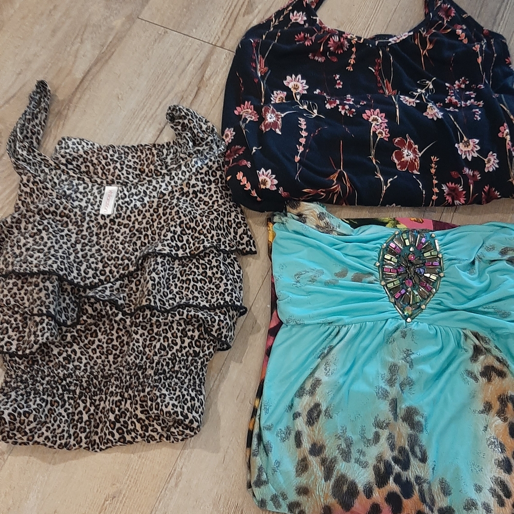 Floral Black Women's Top